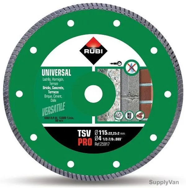Rubi Diamond Blade, 025917, 115MM