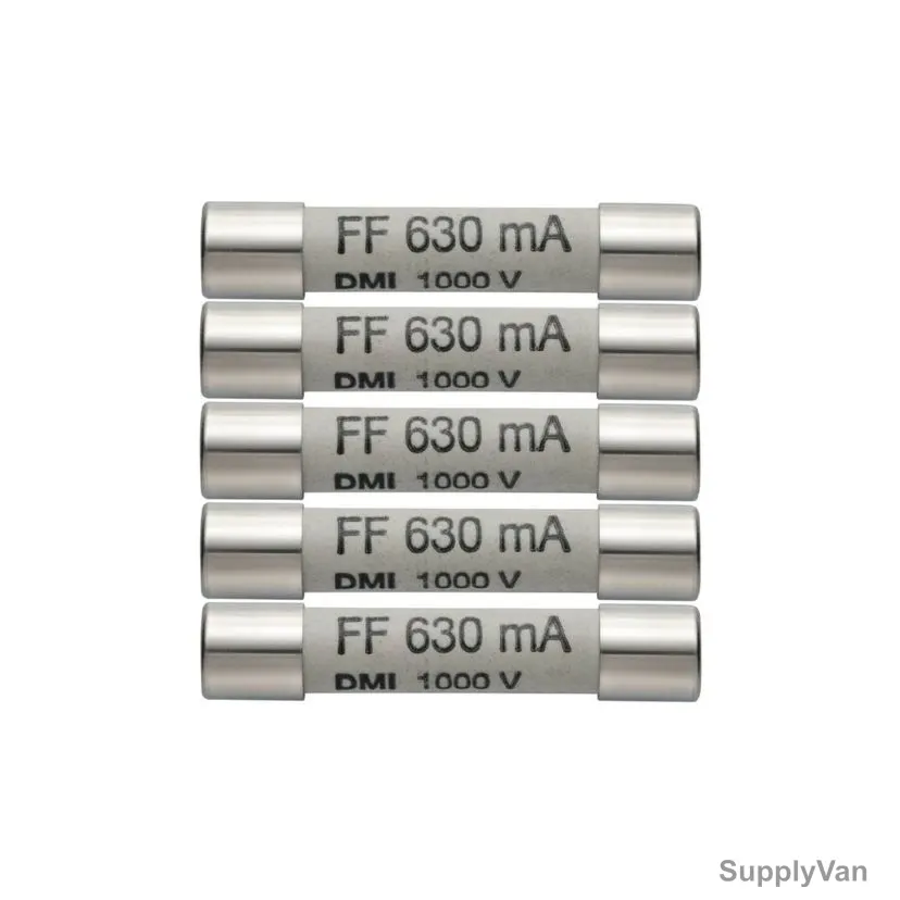 Testo Fuse, 0590-0006, 1000V, 630mA, 5 Pcs/Pack