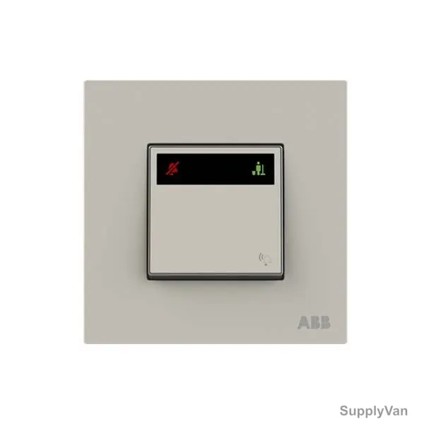 ABB DND/MUR Corridor Unit With LED and Bell, AM40344-DU, Millenium, 1P, 2 Gang, 10A, Dune Sand — image 1