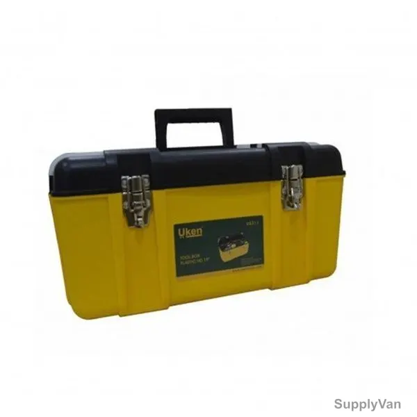 Uken Heavy Duty Tool Box, U8311, Plastic, 475MM, Yellow/Black