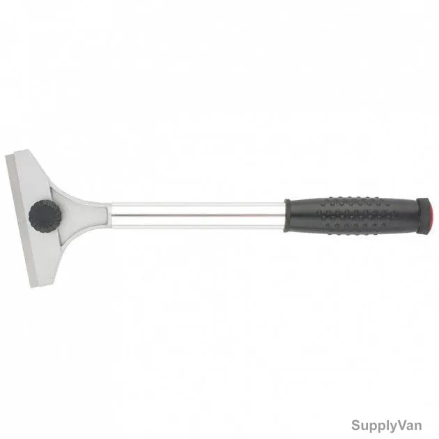 Mtx Fixed Blade Scraper With Rubberized Handle, 795509, Steel, 100MM