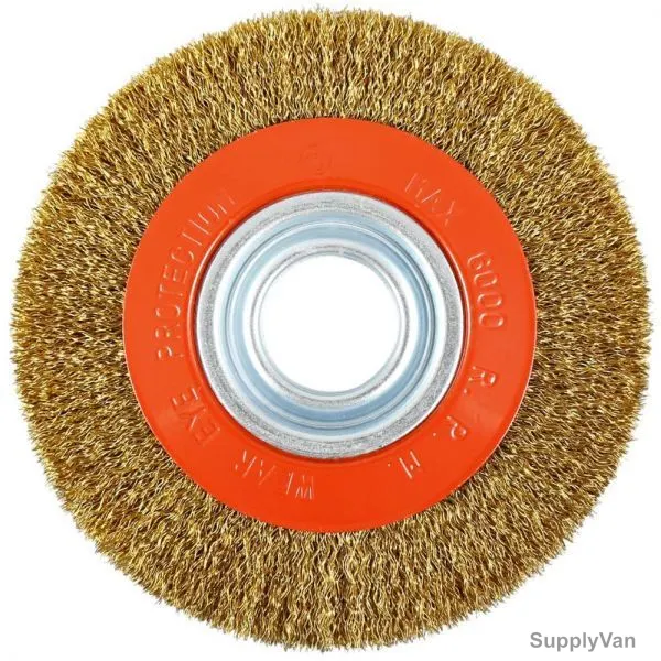 Hawk Wire Wheel Brush, 544061-3008, Crimped, 18x150MM