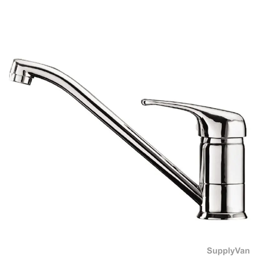 Milano Single Lever Sink Mixer, Queen, Brass, Chrome Finish