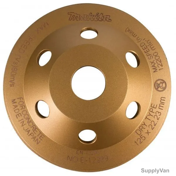 Makita Diamond Cup Wheel, B-12289, 125MM