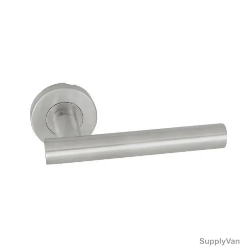 Artica Tubular Lever Handle, A100RH05-SS, Stainless Steel, Silver