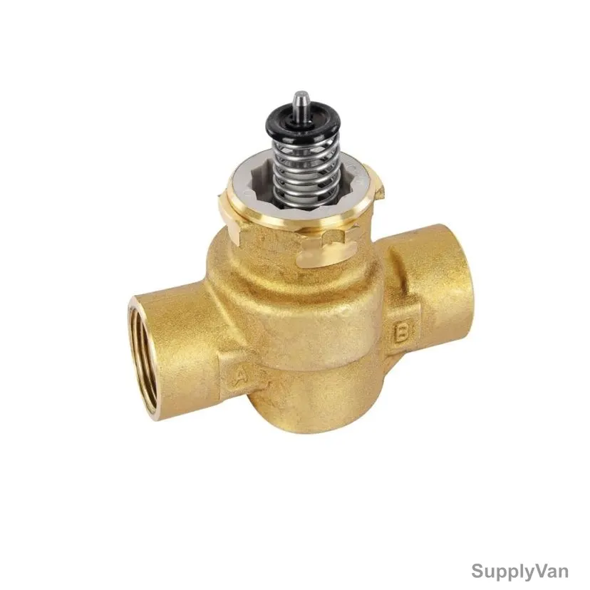 Honeywell Home 2 Way Control Valve Without Actuator, VCZAJ1000-E, Bronze, 4 Bar, 3/4 Inch BSPP
