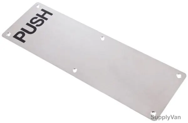 Dorfit Push Plate, DTSP005, 100x300mm, SS, Satin