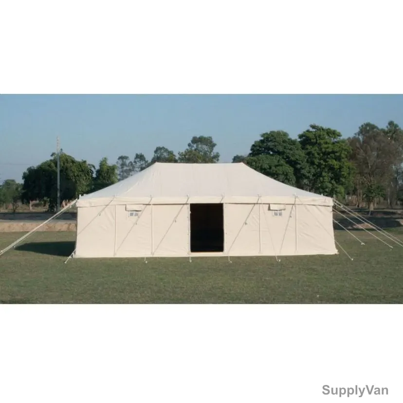 Arabic Deluxe Tent, AMT-120, Iron Stick, 8 x 5 Yard, White