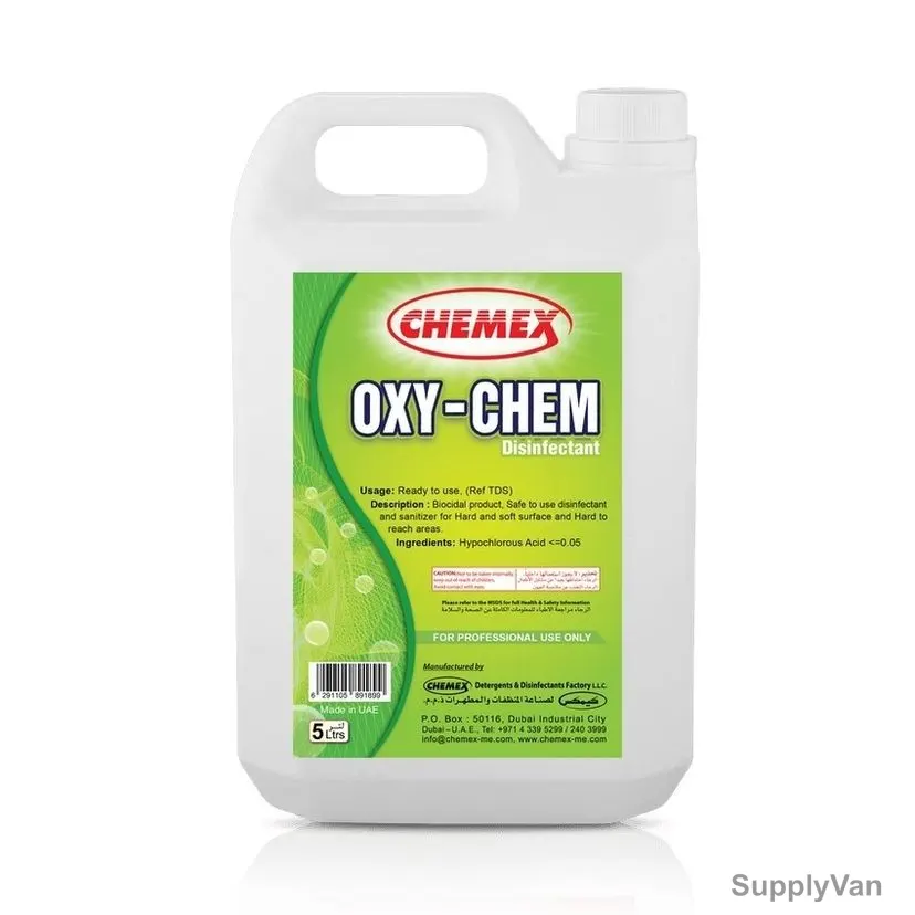 Chemex Disinfectant Cleaner, Oxy-Chem, 5 Ltrs