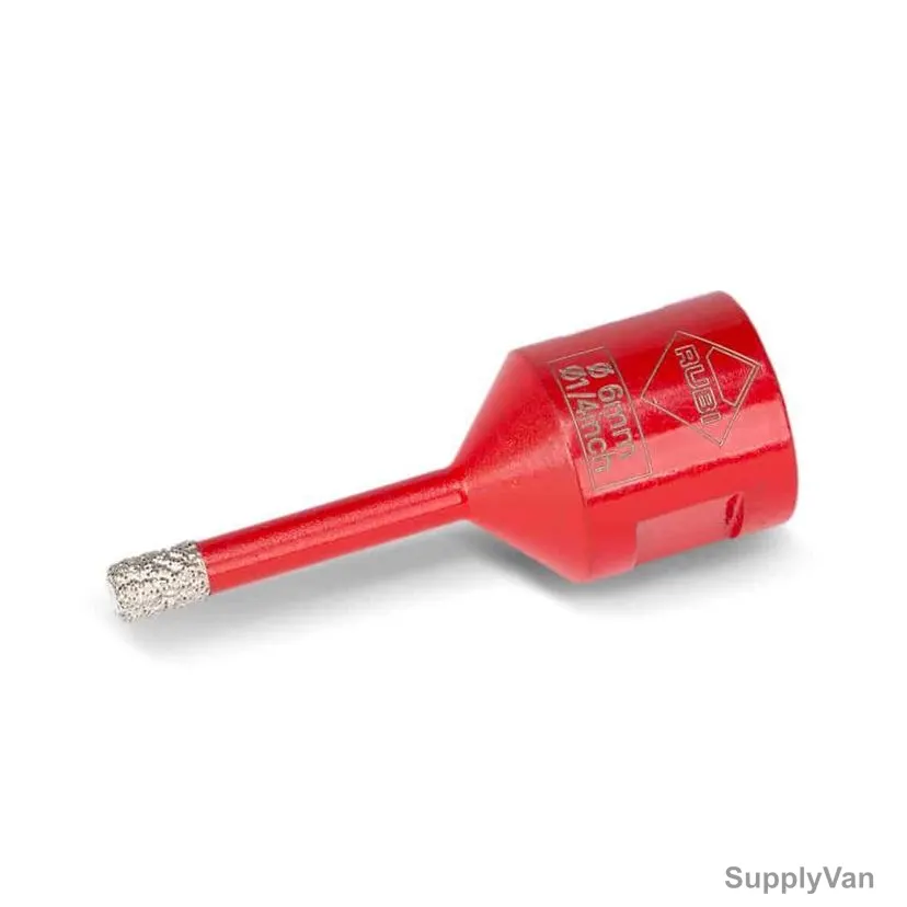 Rubi Drygres Dry Diamond Drill Bit, 5988, M14, 6MM Bit Dia