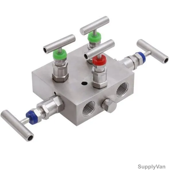 Calcon 5 Way Manifold Valve, 1/2 Inch, FNPT