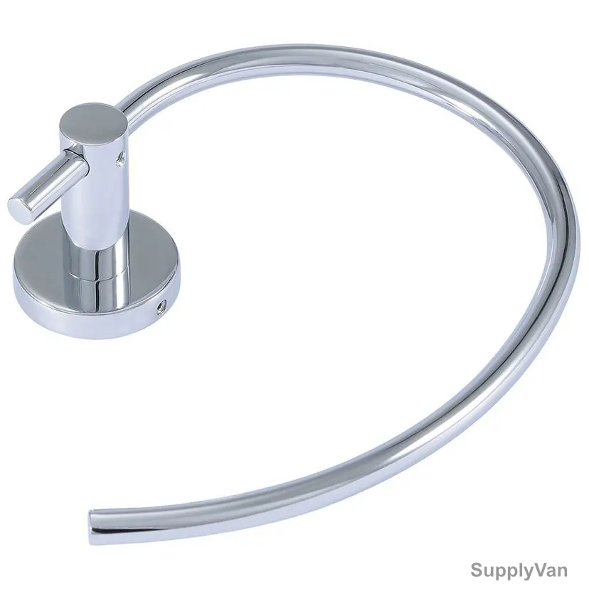 Kludi Rak Towel Ring, RAK21036, Silver Colour, Brass — image 1