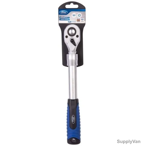 Ford Adjustable 1/2 Ratchet, FHT0555, Blue/Silver