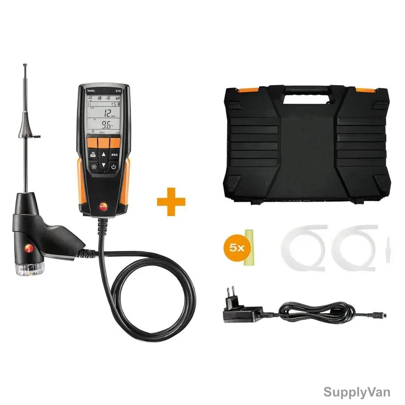 Testo Entry-Level Flue Gas Analyzer, 310, -20 to +100 Deg.C — image 1