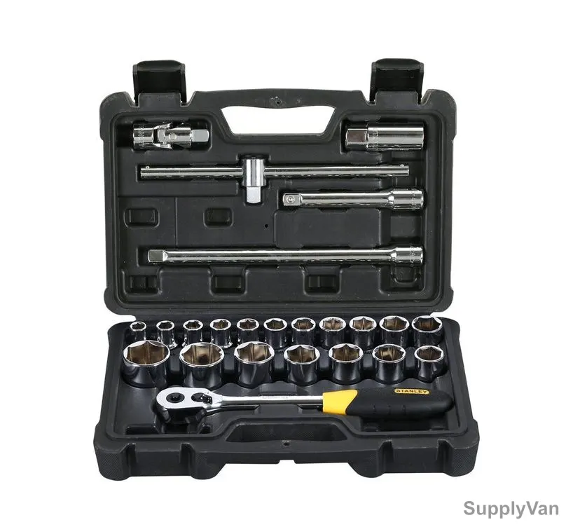 Stanley Drive Metric Socket Set, STMT72-795-8, 24 Pcs/Set — image 1