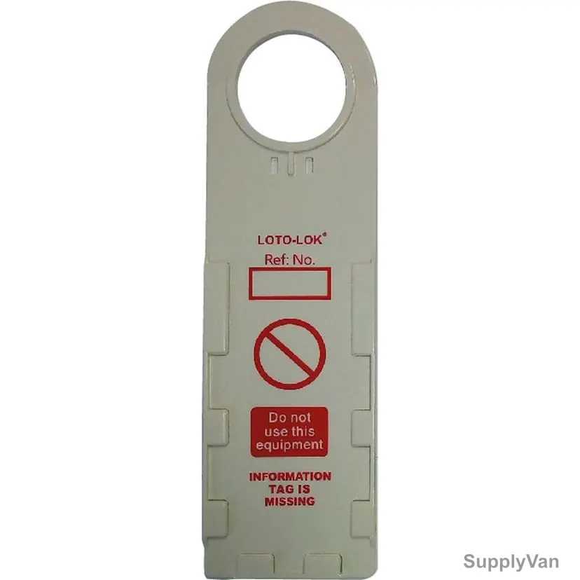 Loto-Lok Scaffolding Tag Holder, TAG-SCAF-THI, 310 x 90MM