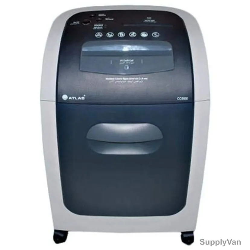 Atlas Paper Shredder, AS-S2-CC0660, Micro Cut, 2 x 6mm, White