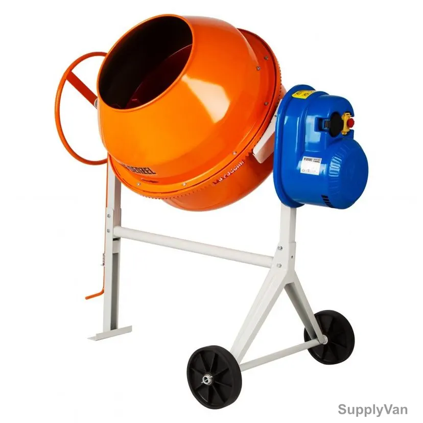 Denzel Electric Concrete Mixer, B-160, 700W, 230V, 160 Ltrs Tank Capacity — image 1