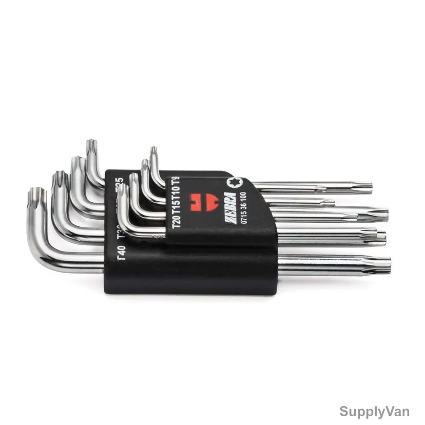 Wurth Allen Key Set, 071536100, T9-T40MM, 8 Pcs/Set
