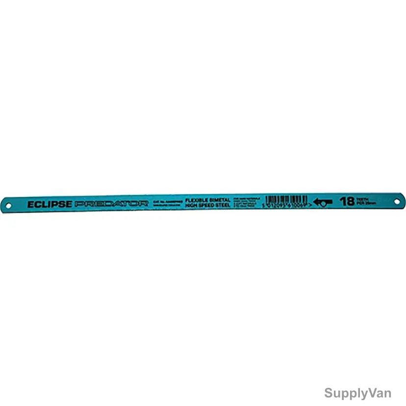 Eclipse HSS Hack Saw Blade, Steel, 12 Inch Length x 1/2 Inch Width, 32 TPI