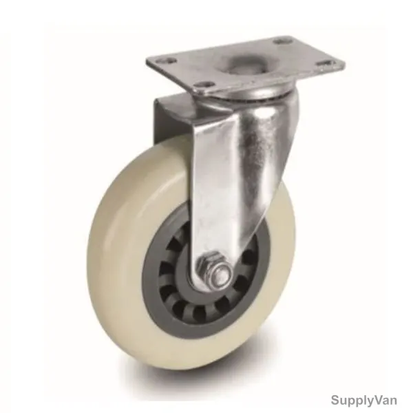 NSF Germany Swivel Plate Caster, 30075, Medium Duty, 7.5CM, 80KG