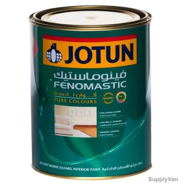 Jotun Fenomastic Enamel Interior Paint, RAL 2001, 1 Gallon, Orange