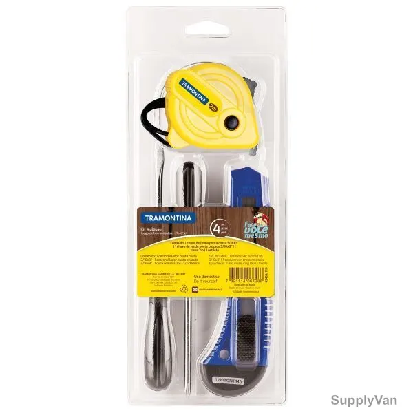 Tramontina Hand Tool Set, 43408118, 4 Pcs/Set — image 1