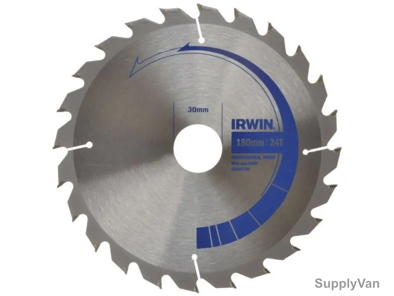 Irwin Circular Saw Blade, IRW10506798, 180x30mm, 24Teeth