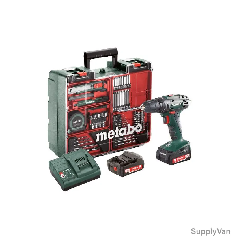 Metabo Cordless Screwdriver With Accessory, BS-14-4, 602206880, 10MM, 14.4V — image 1