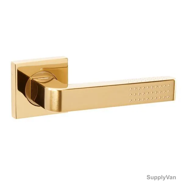 Doganlar Door Handle, Kale, Zinc, Gold Plated