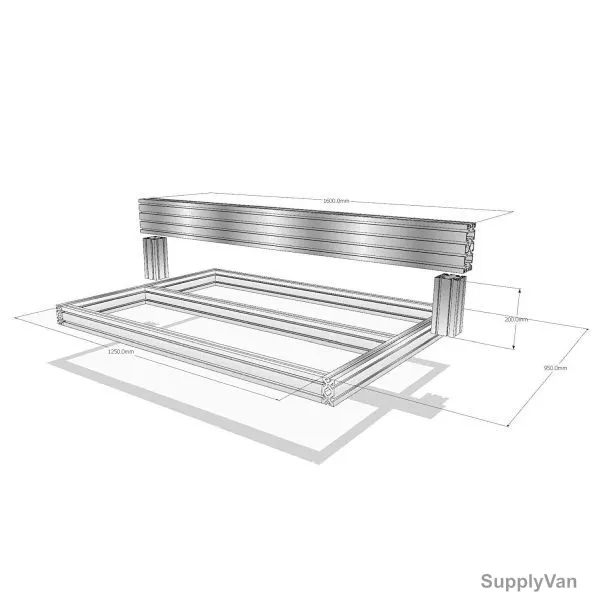 Extrusion CNC Router Kit, 2 x 4 Feet, Silver — image 1