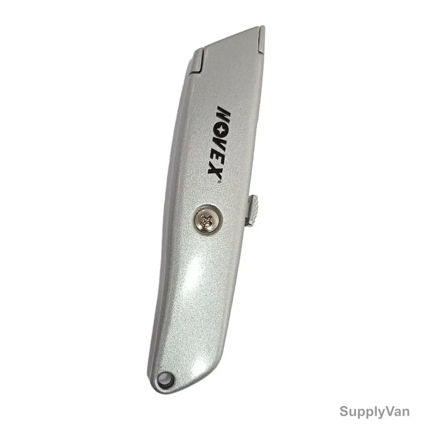 Novex Classic 99 Retractable Utility Knife, NBC-8116-24, Carbon Steel, 6 Inch Length, Silver, 24 Pcs/Pack — image 1