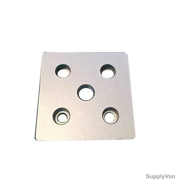 Extrusion Connecting Face Plate, 50 Series, Aluminium, M20, PK2