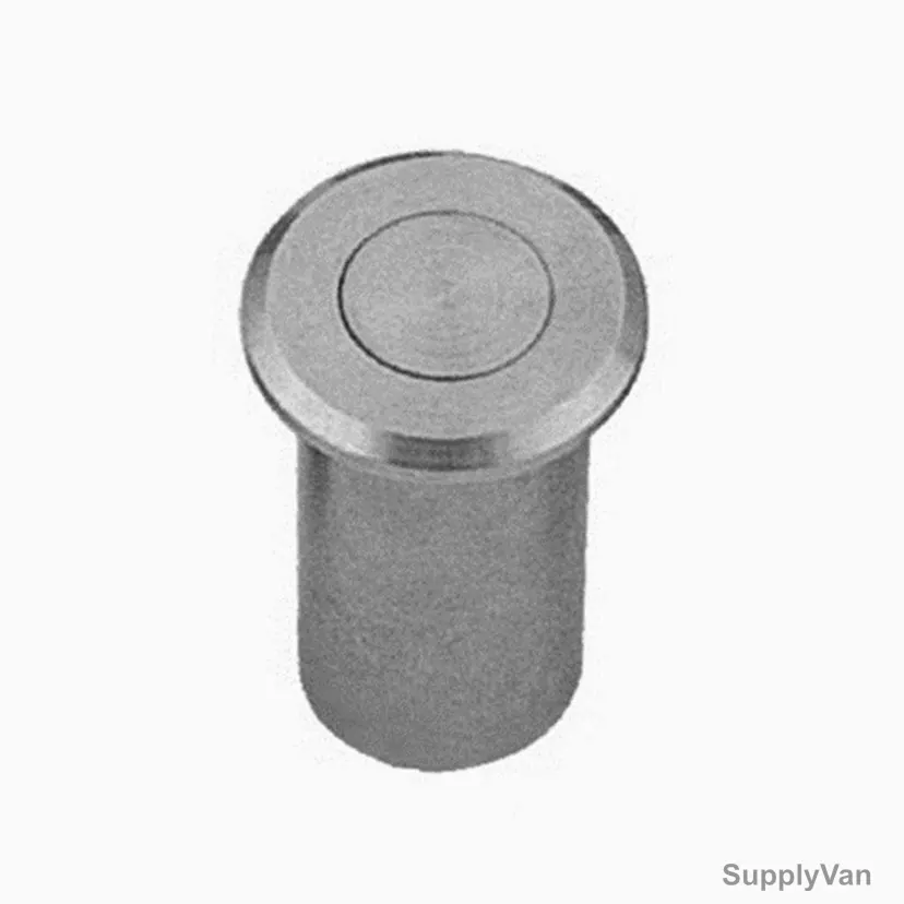Devon Dust Excluding Socket, 94-165-61, Stainless Steel, 13MM Dia, Satin Chrome