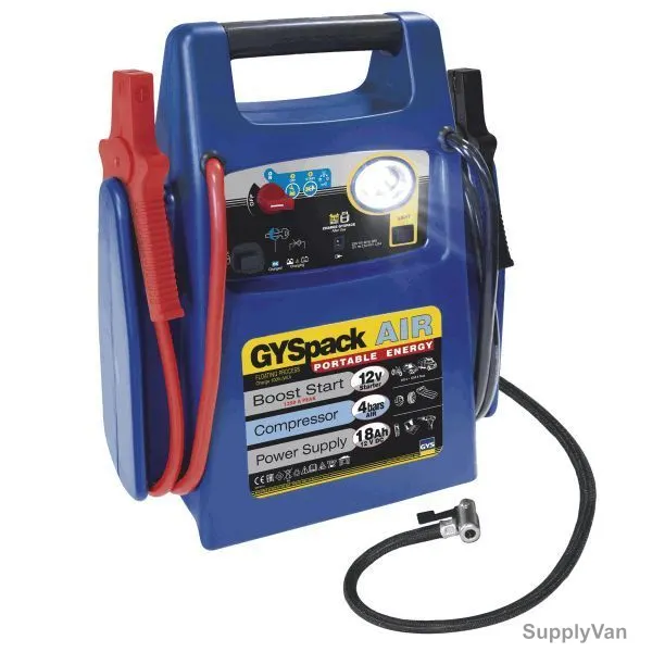 Gys 3-in-1 Self Contained Starter, GysPACK-AIR, 12V