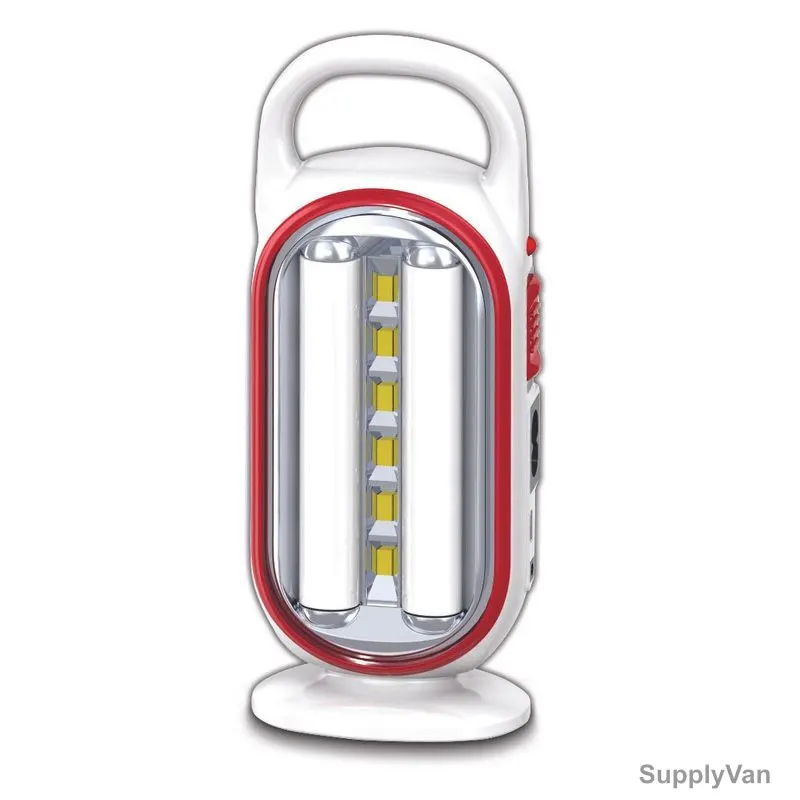 Sonashi Rechargeable Emergency LED Lantern, SEL-703, 4V, 1.1Ah, White/Red