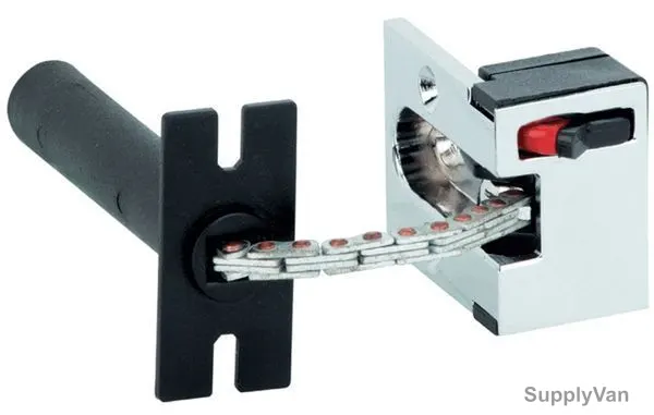 Dorfit Concealed Security Door Chain, DTDG002, SS, Satin