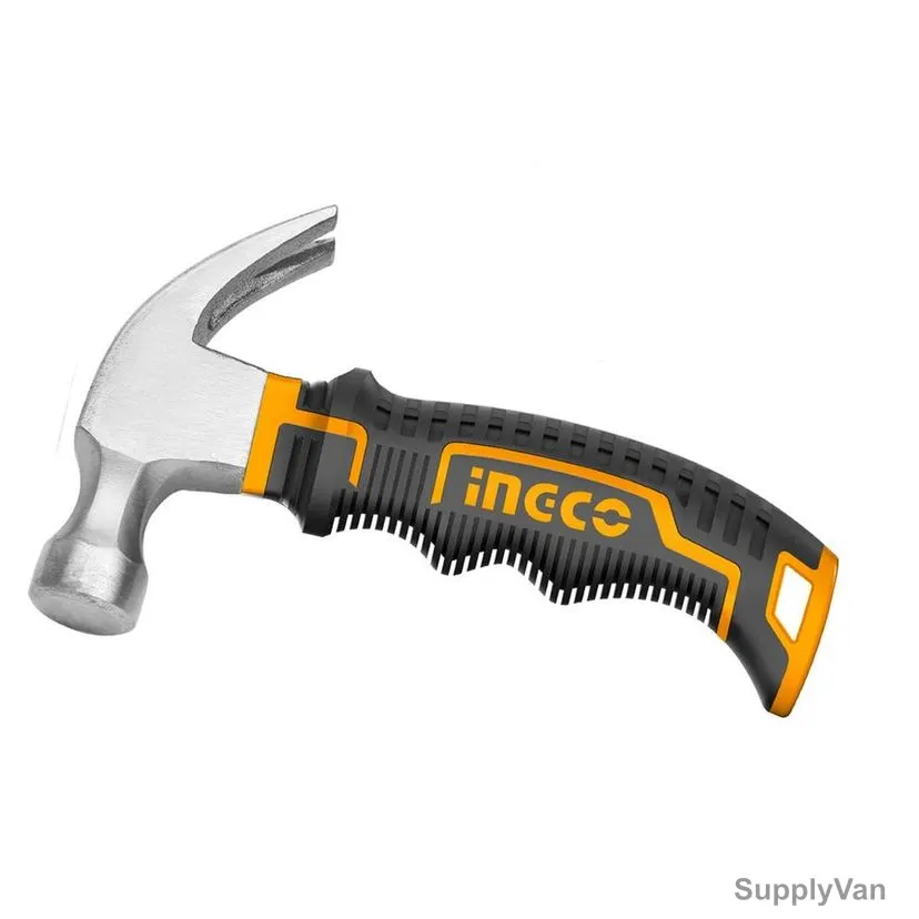 Ingco Mini Claw Hammer With Fiberglass Handle, HMCH80808D, Carbon Steel, 8 Oz Head Weight