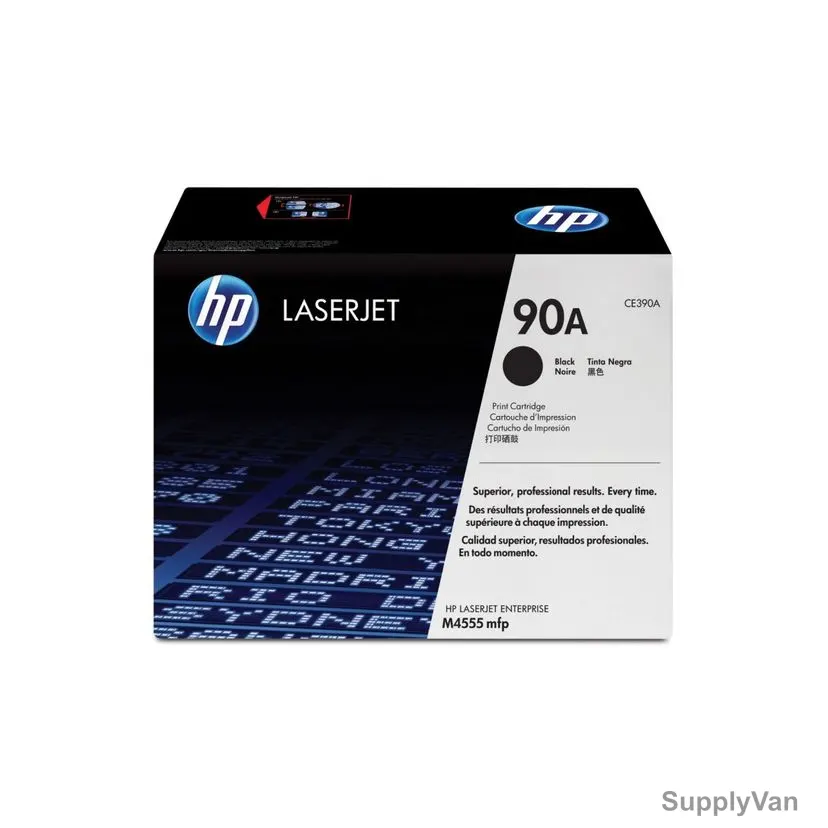 HP Original LaserJet Toner Cartridge, CE390A, 90A, Black — image 1