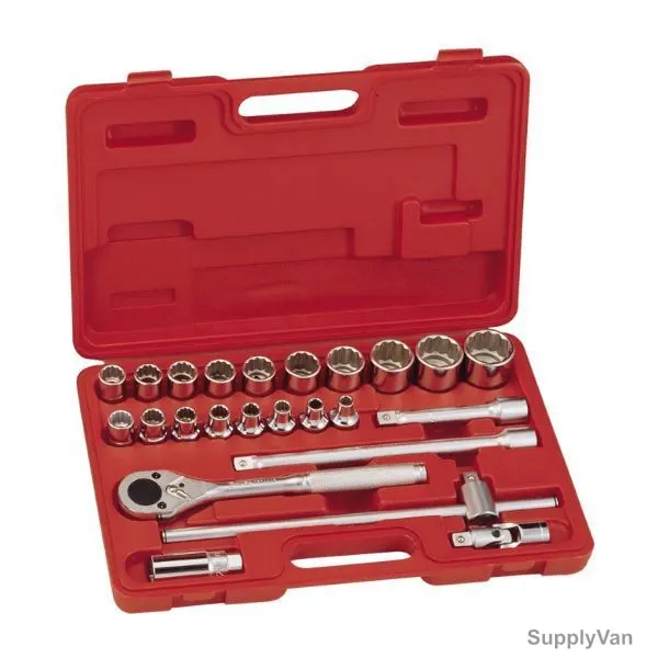 Genius SAE Hand Socket Set, TW-424S, 24PCS