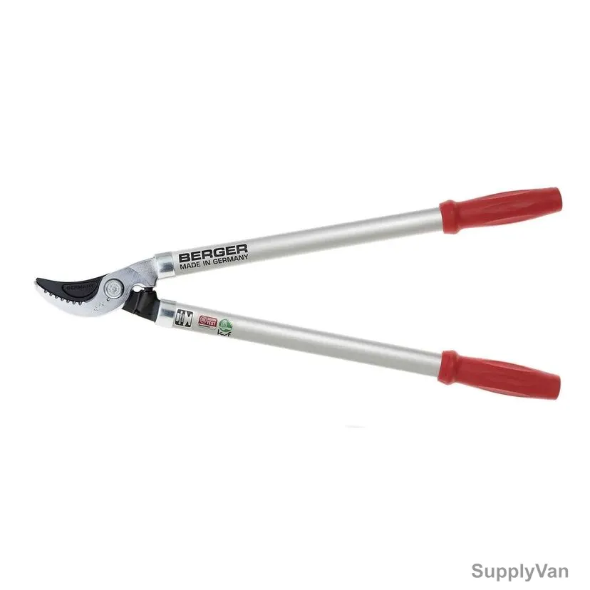 Berger Lopping Shear, 4200, Red Handle, Sap Groove, PK6