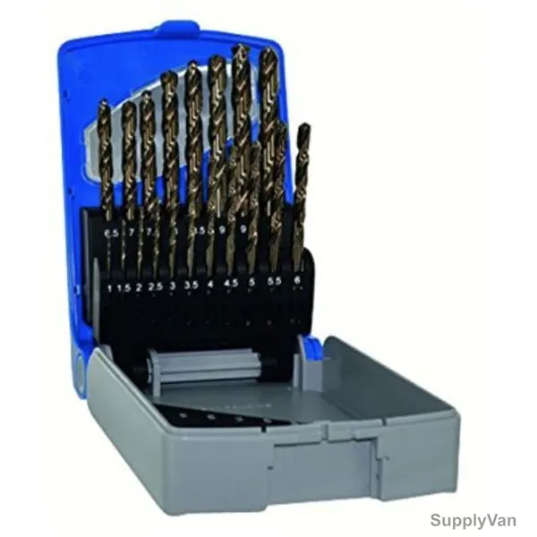Tivoly Drill Bit Set, 11455070015, E Tc, 19PCS