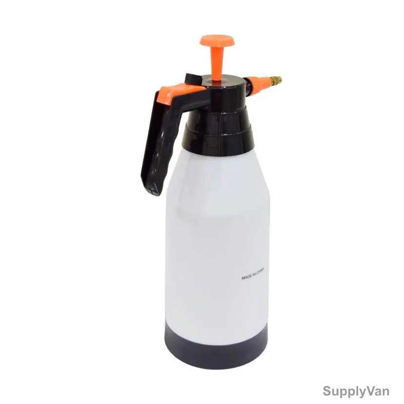 Akc Multi-Purpose Pressure Spray Bottle, SX21, HDPE, 2 Ltrs, White/Black
