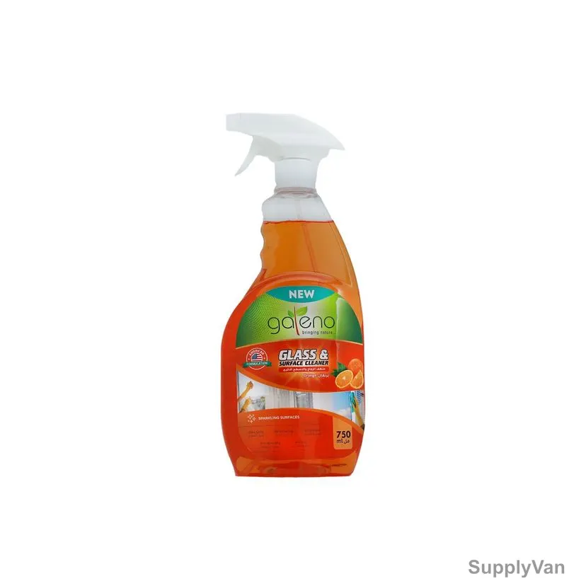 Galeno Glass and Surface Cleaner, GAL0254, Orange, 750ML