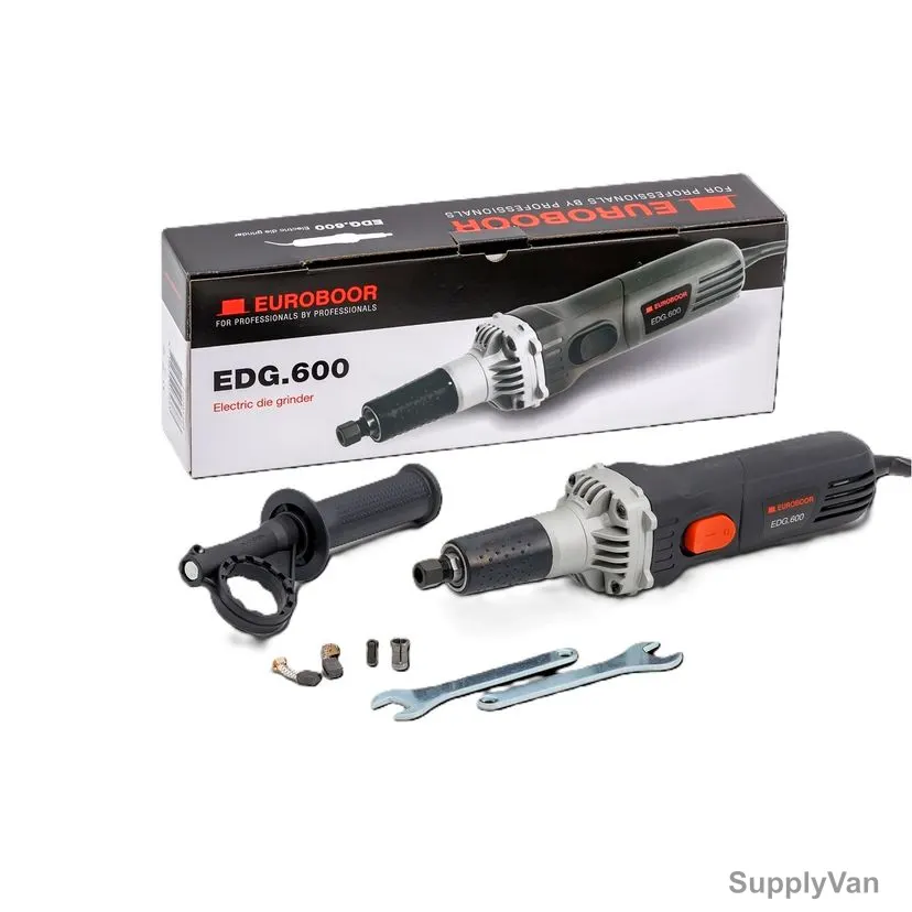 Euroboor Electric Die Grinder With Rotary Burr Set, EDG.600, 600W, 220-240V, 27000 RPM — image 1