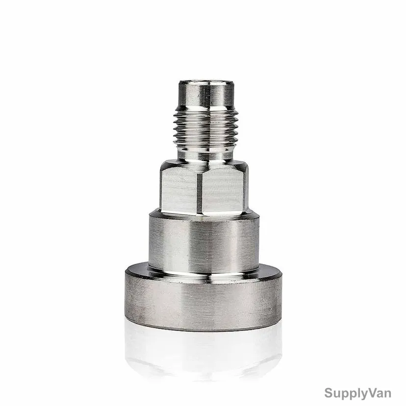 Rhinomotive Spray Gun Epp Adapter, R1418, Stainless Steel, Type 6 — image 1