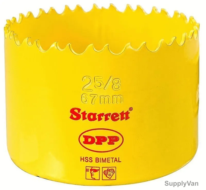 Starrett Dual Pitch Professional Hole Saw, DH0258, 67mm