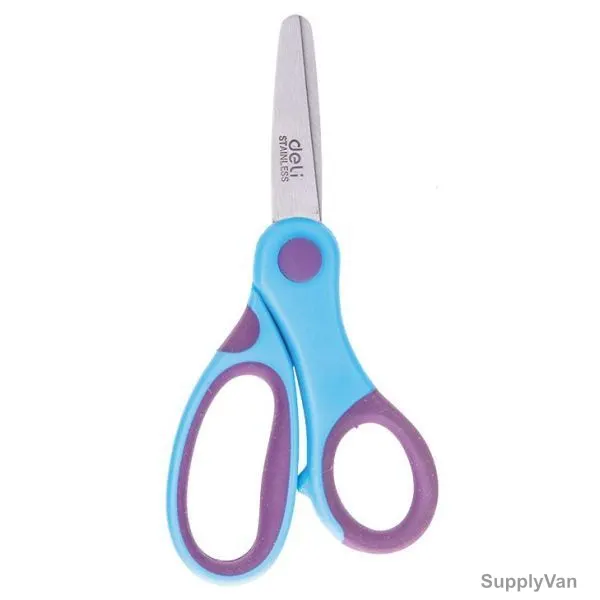 Deli Scissor, E37453, 130MM, Blue/Purple