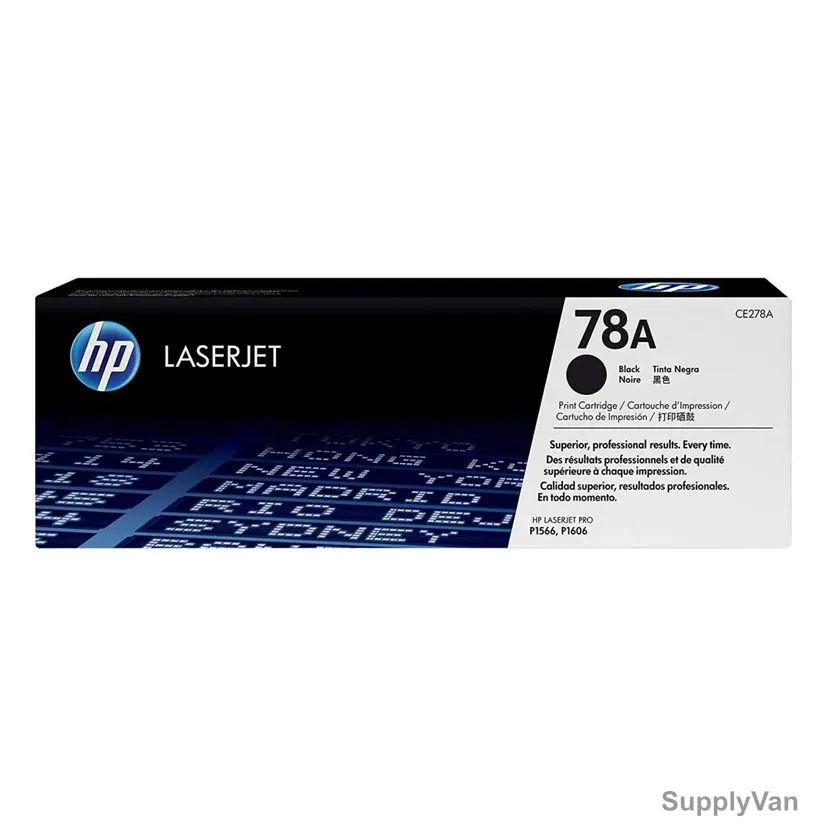HP Original LaserJet Toner Cartridge, CE278A, 78A, Black — image 1