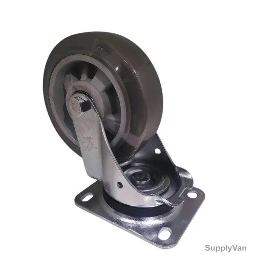 Swivel Wheel Caster, Rubber, 50MM Width x 150MM Dia, 300 Kg Weight Capacity